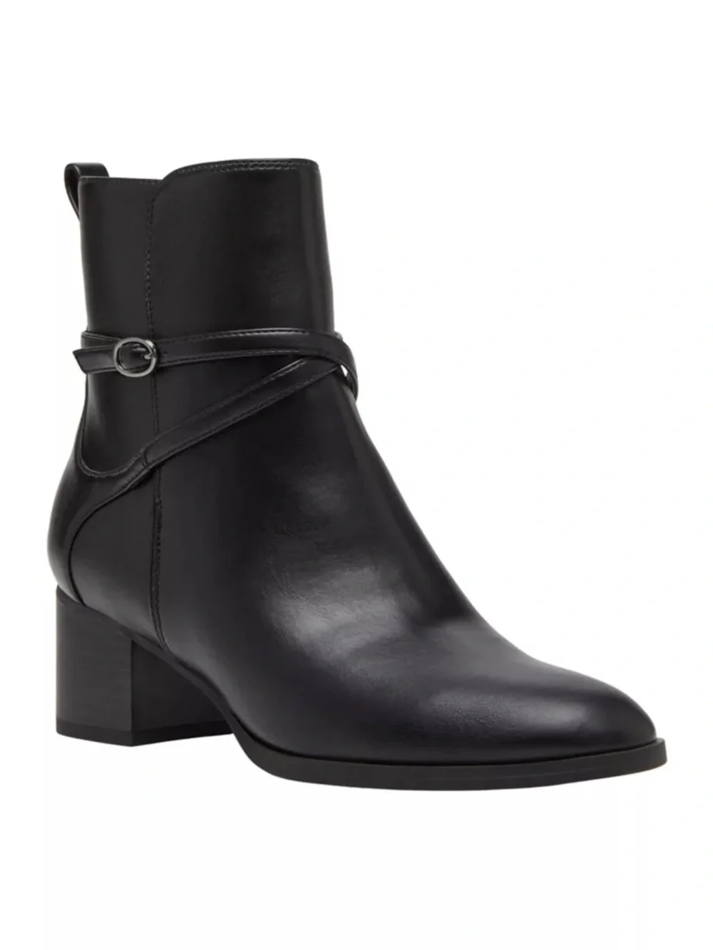 Anne klein Moore low heel black ankle boots new in box sz 10 m